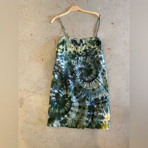 Fine clothing by Yves Delorme cotton sundress, custom hand-dyed. Sz. Small